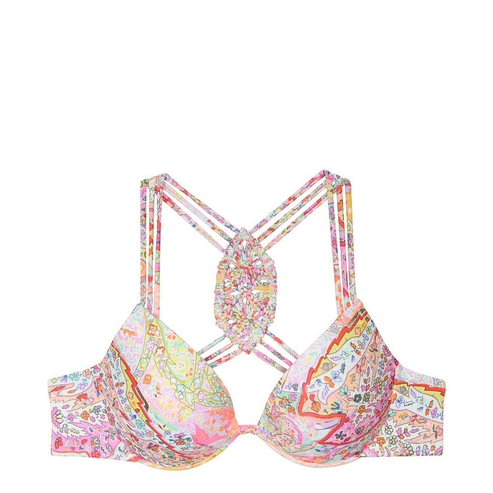 New Sexy Victoria Secret Macrame Back 36C Bikini Top
